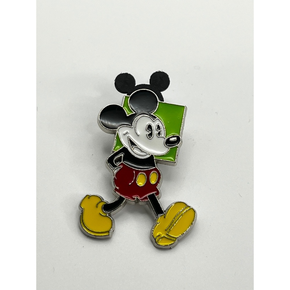 Disney Trading Pin Mickey Walking Green Square Oh Mickey Booster Collection